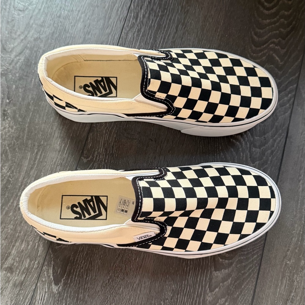 Like New Platform Vans Classic Slip On Stackform - Picture 7 of 10